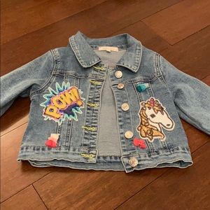 Sequin denim jacket
